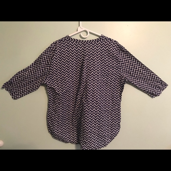 Grand & Greene Chevron Blouse - Picture 2 of 3